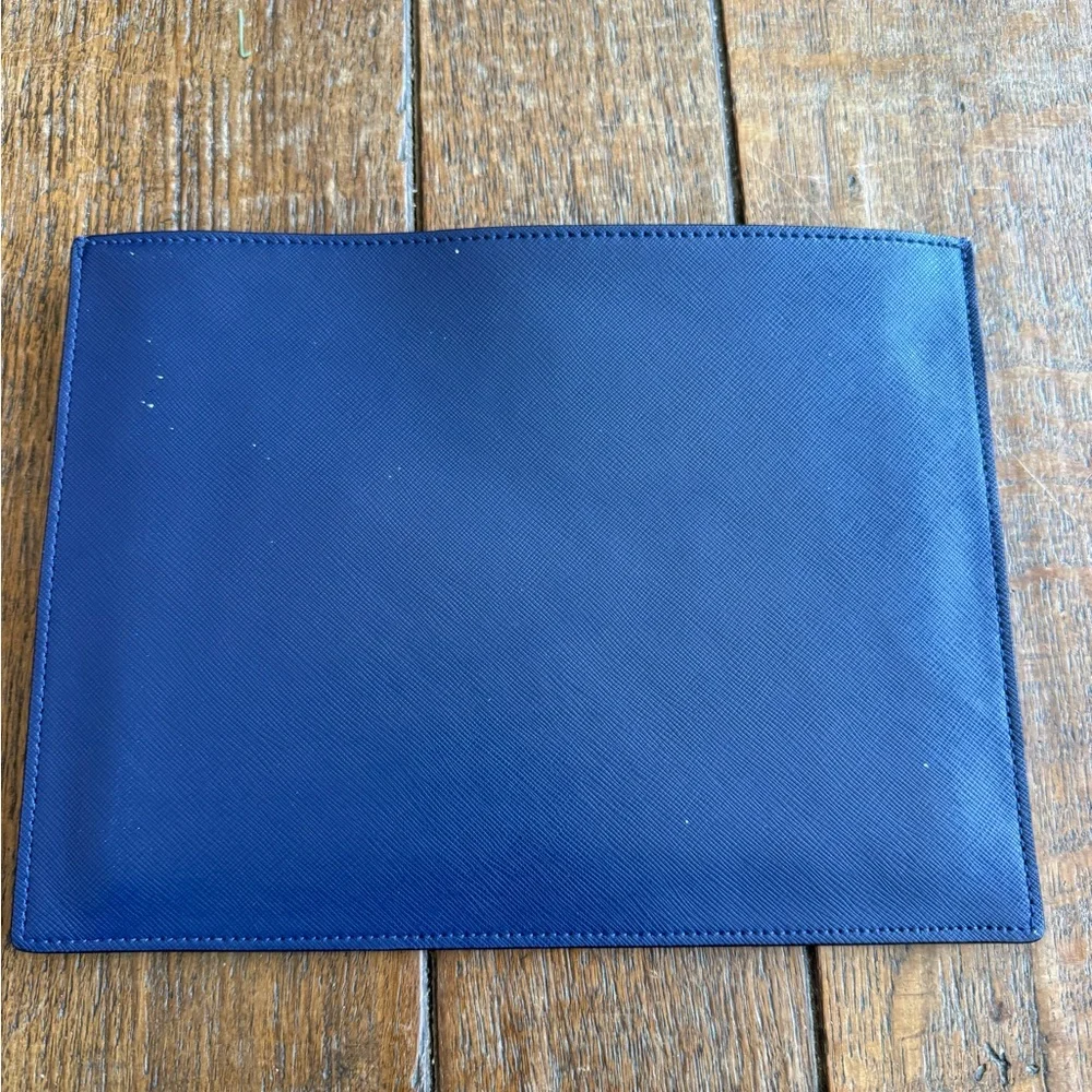 Jack Spade Navy Leather Document Holder - Picture 2 of 4